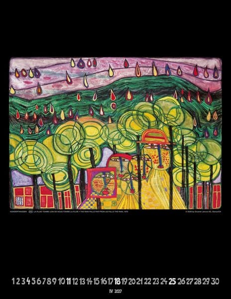 Produktbild: Hundertwasser Art Calendar 2027