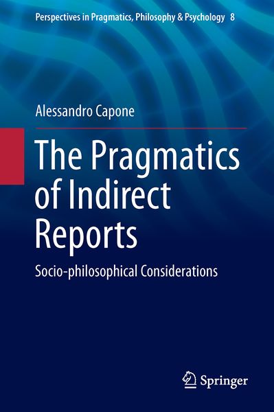 Produktbild: The Pragmatics of Indirect Reports