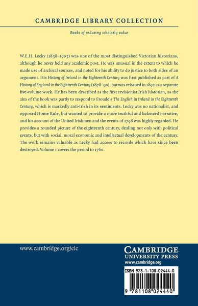 Produktbild: A History of Ireland in the Eighteenth Century - Volume 1