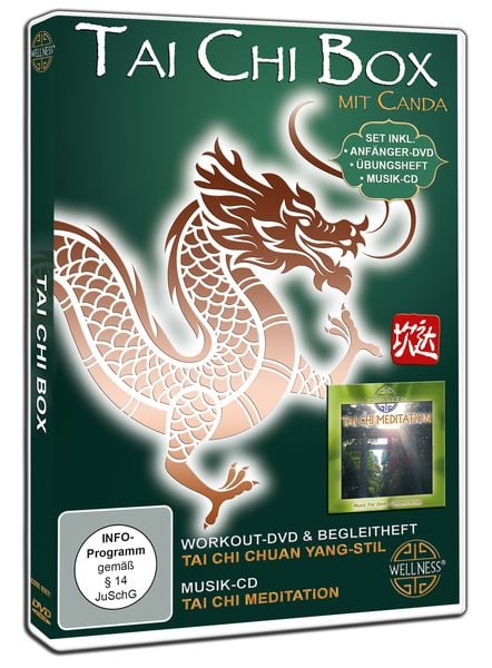 Produktbild: Tai Chi Box - Set inklusive Anf&auml;nger-DVD, &Uuml;bungsheft und Musik-CD