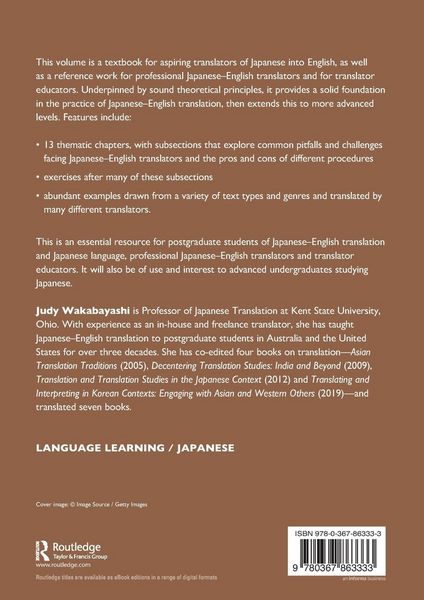 Produktbild: Japanese-English Translation