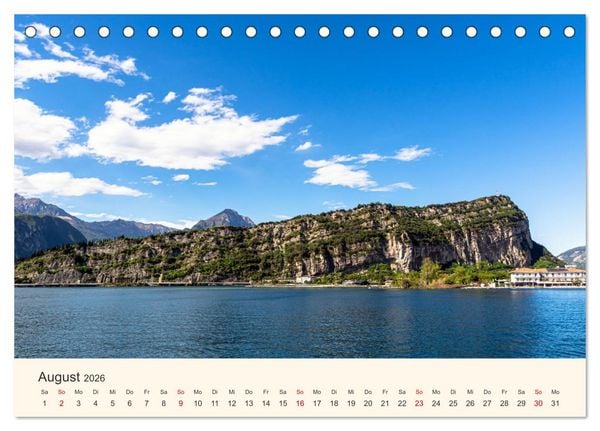 Produktbild: Wanderreise Gardasee (Tischkalender 2026 DIN A5 quer), CALVENDO Monatskalender