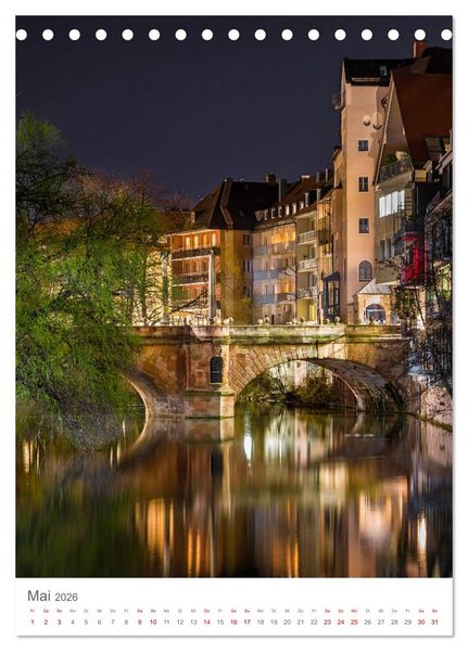 Produktbild: N&uuml;rnberg (Tischkalender 2026 DIN A5 hoch), CALVENDO Monatskalender