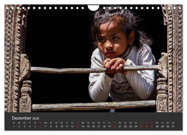 Produktbild: Nepal 2026 - Dem Himmel so nah (Wandkalender 2026 DIN A4 quer), CALVENDO Monatskalender