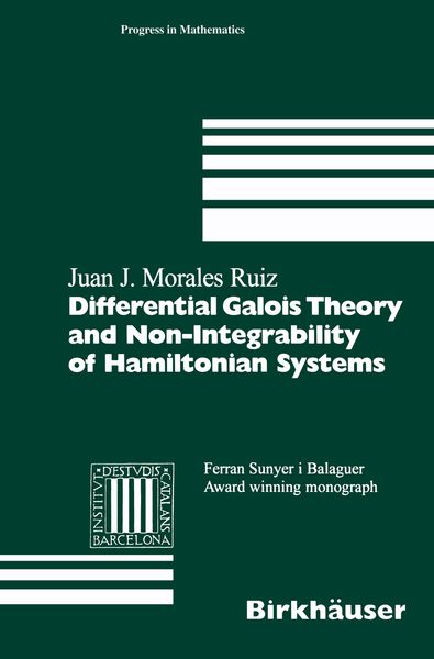 Produktbild: Differential Galois Theory and Non-Integrability of Hamiltonian Systems