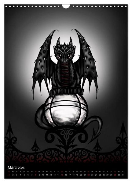 Produktbild: Drachen (Wandkalender 2026 DIN A3 hoch), CALVENDO Monatskalender