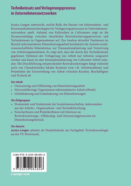 Produktbild: Technikeinsatz und Verlagerungsprozesse in Unternehmensnetzwerken