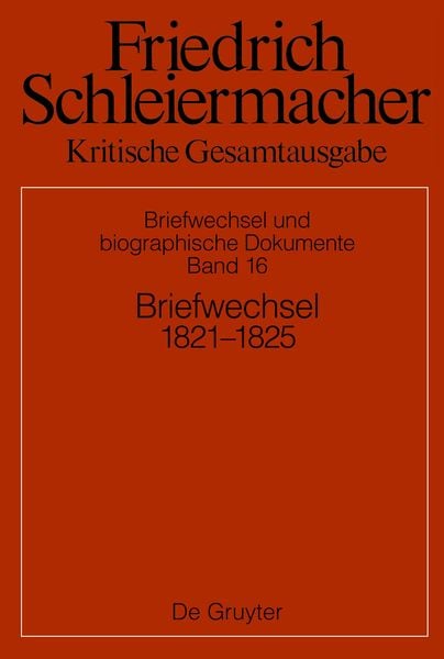 Produktbild: Briefwechsel 1821&ndash;1824