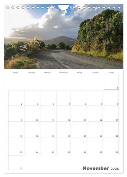 Produktbild: Neuseeland &ndash; Unterwegs auf Traumstra&szlig;en der S&uuml;dinsel (Wandkalender 2026 DIN A4 hoch), CALVENDO Monatskalender