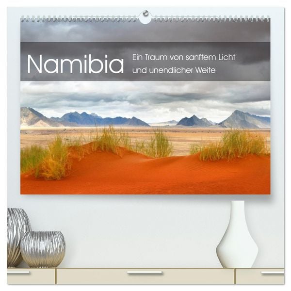 Produktbild: Namibia: Ein Traum von sanftem Licht und unendlicher Weite (hochwertiger Premium Wandkalender 2026 DIN A2 quer), Kunstdruck in Hochglanz