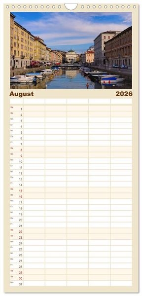 Produktbild: Familienplaner 2026 - Friaul-Julisch Venetien - zwischen Alpen und Adria mit 5 Spalten (Wandkalender, 21 x 45 cm) CALVENDO