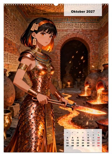 Produktbild: T&ouml;chter des Feuers (Wandkalender 2027 DIN A2 hoch), CALVENDO Monatskalender