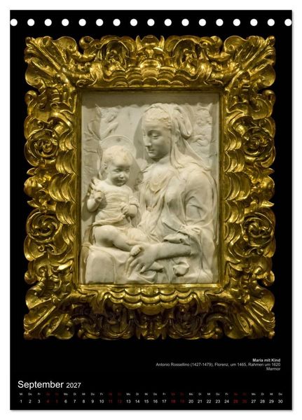 Produktbild: Maria - Mutter Gottes (Tischkalender 2027 DIN A5 hoch), CALVENDO Monatskalender
