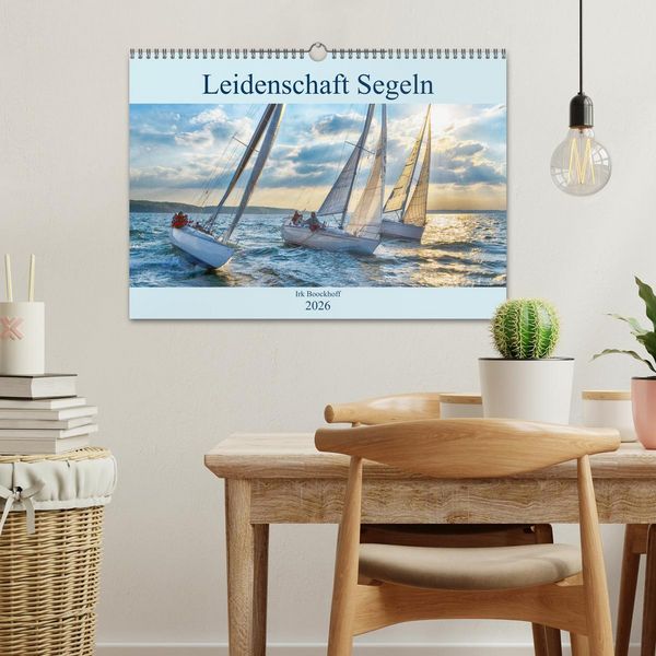 Produktbild: Leidenschaft Segeln (Wandkalender 2026 DIN A3 quer), CALVENDO Monatskalender