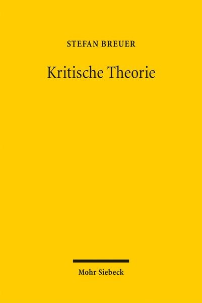 Produktbild: Kritische Theorie