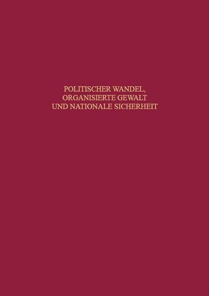 Produktbild: Politischer Wandel, organisierte Gewalt und nationale Sicherheit