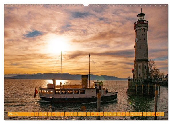 Produktbild: Wo Bayern am sch&ouml;nsten ist (hochwertiger Premium Wandkalender 2027 DIN A2 quer), Kunstdruck in Hochglanz