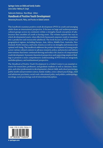 Produktbild: Handbook of Positive Youth Development