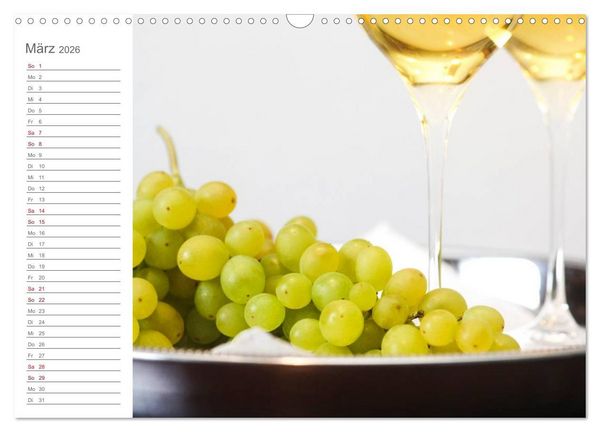 Produktbild: Wein (Wandkalender 2026 DIN A3 quer), CALVENDO Monatskalender