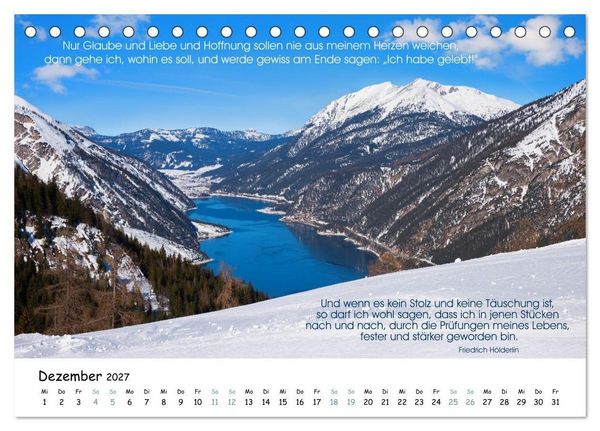 Produktbild: Christliche Bildpoesie 2027 (Tischkalender 2027 DIN A5 quer), CALVENDO Monatskalender