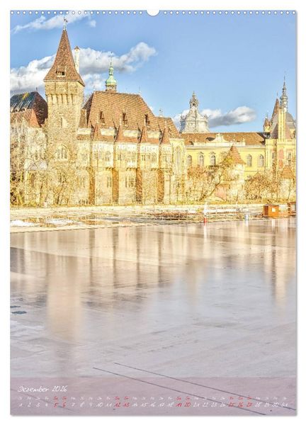 Produktbild: Budapest - Ein malerischer Spaziergang (hochwertiger Premium Wandkalender 2026 DIN A2 hoch), Kunstdruck in Hochglanz