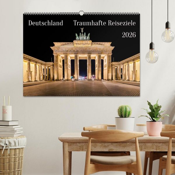 Produktbild: Deutschland - Traumhafte Reiseziele (Wandkalender 2026 DIN A2 quer), CALVENDO Monatskalender