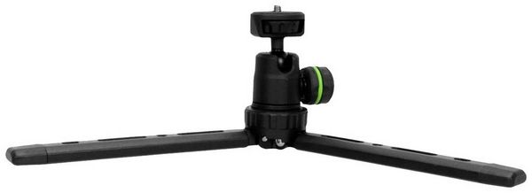 Produktbild: Gravity VS TRIPOD 01 B Tischstativ 1/4 Zoll Arbeitsh&ouml;he=85 - 215mm Schwarz Kugelkopf