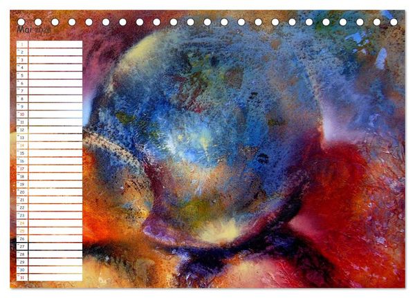 Produktbild: Faszination Malerei - Planer (Tischkalender 2026 DIN A5 quer), CALVENDO Monatskalender