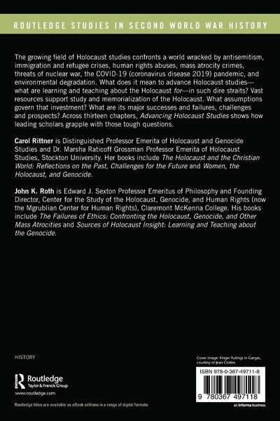 Produktbild: Advancing Holocaust Studies