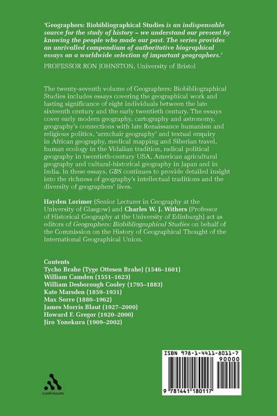 Produktbild: Geographers Volume 27