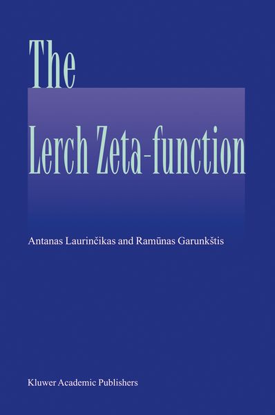 Produktbild: The Lerch zeta-function