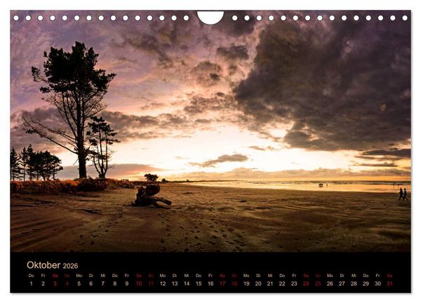 Produktbild: S&uuml;dseetraum Neuseeland (Wandkalender 2026 DIN A4 quer), CALVENDO Monatskalender