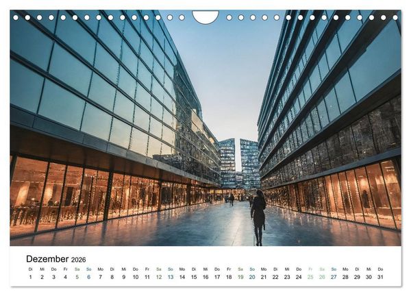 Produktbild: Einsamkeit in Architektur (Wandkalender 2026 DIN A4 quer), CALVENDO Monatskalender