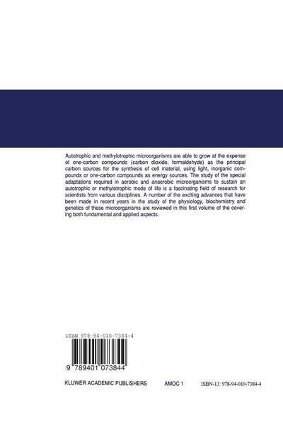 Produktbild: Autotrophic Microbiology and One-Carbon Metabolism