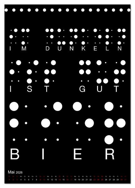 Produktbild: BIER Wandkalender -Trinken mit Stil (Tischkalender 2026 DIN A5 hoch), CALVENDO Monatskalender