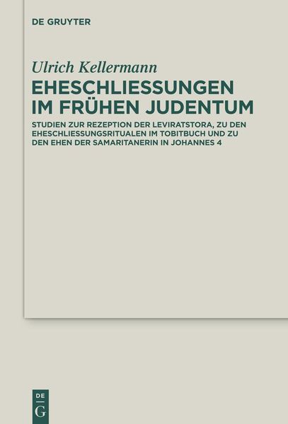 Produktbild: Eheschlie&szlig;ungen im fr&uuml;hen Judentum