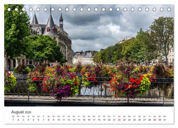 Produktbild: Die Bretagne - Traumpfade (Tischkalender 2026 DIN A5 quer), CALVENDO Monatskalender