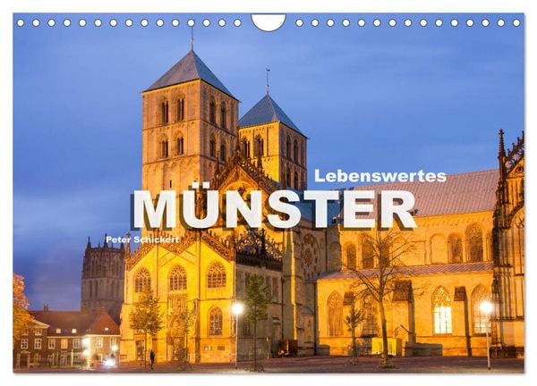 Produktbild: Lebenswertes M&uuml;nster (Wandkalender 2026 DIN A4 quer), CALVENDO Monatskalender