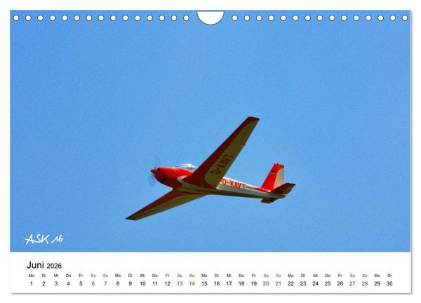 Produktbild: Faszination Kunst- und Segelflug (Wandkalender 2026 DIN A4 quer), CALVENDO Monatskalender
