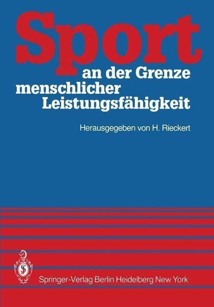 Produktbild: Sport an der Grenze menschlicher Leistungsf&auml;higkeit