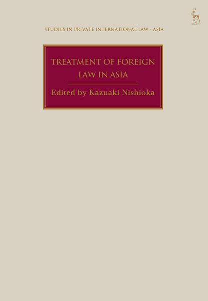 Produktbild: Treatment of Foreign Law in Asia