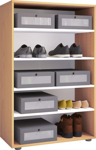 Produktbild: XXL Holz Gro&szlig;er Schuhschrank Schuhregal Lona 5