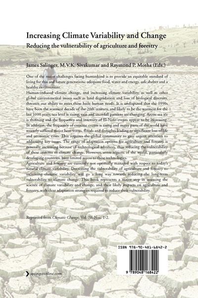 Produktbild: Increasing Climate Variability and Change