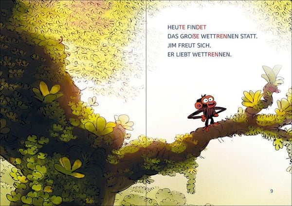 Produktbild: Lesel&ouml;wen 1. Klasse - Jim ist mies drauf - Fertig, los ... Banane! (Gro&szlig;buchstaben)