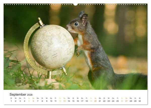 Produktbild: Geheimes Waldleben (Wandkalender 2026 DIN A2 quer), CALVENDO Monatskalender