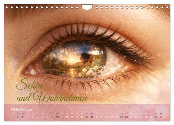 Produktbild: Sinnesmomente - Eine Reise durch die Wahrnehmung (Wandkalender 2027 DIN A4 quer), CALVENDO Monatskalender