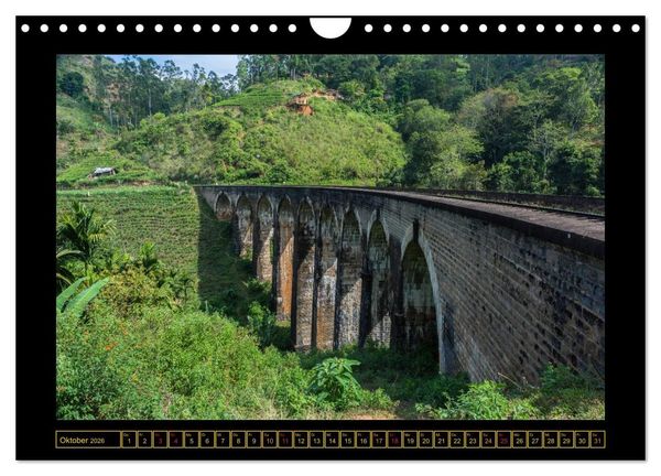 Produktbild: Sri Lanka - Landschaft und Kultur (Wandkalender 2026 DIN A4 quer), CALVENDO Monatskalender