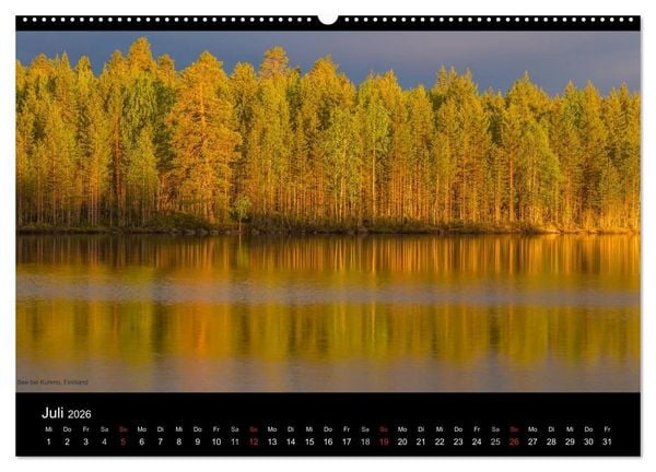 Produktbild: Naturwucht Skandinavien (hochwertiger Premium Wandkalender 2026 DIN A2 quer), Kunstdruck in Hochglanz
