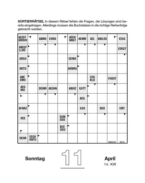 Produktbild: R&auml;tsel Abrei&szlig;kalender 2027