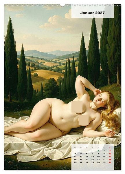 Produktbild: Entbl&ouml;&szlig;te Epochen &ndash; Renaissance (hochwertiger Premium Wandkalender 2027 DIN A2 hoch), Kunstdruck in Hochglanz